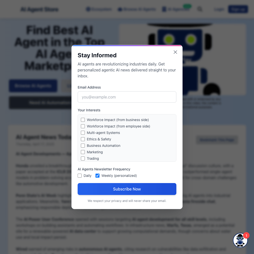 AI Agent Store: AI Agent Marketplace/Directory, AI Agency list