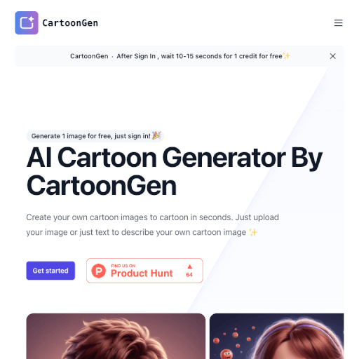 CartoonGen | AI Cartoon Generator