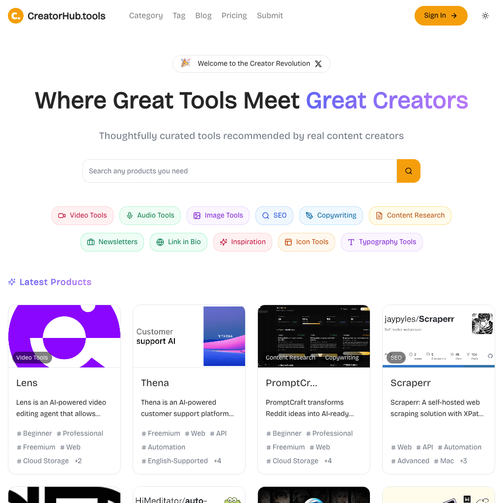 CreatorHub.tools