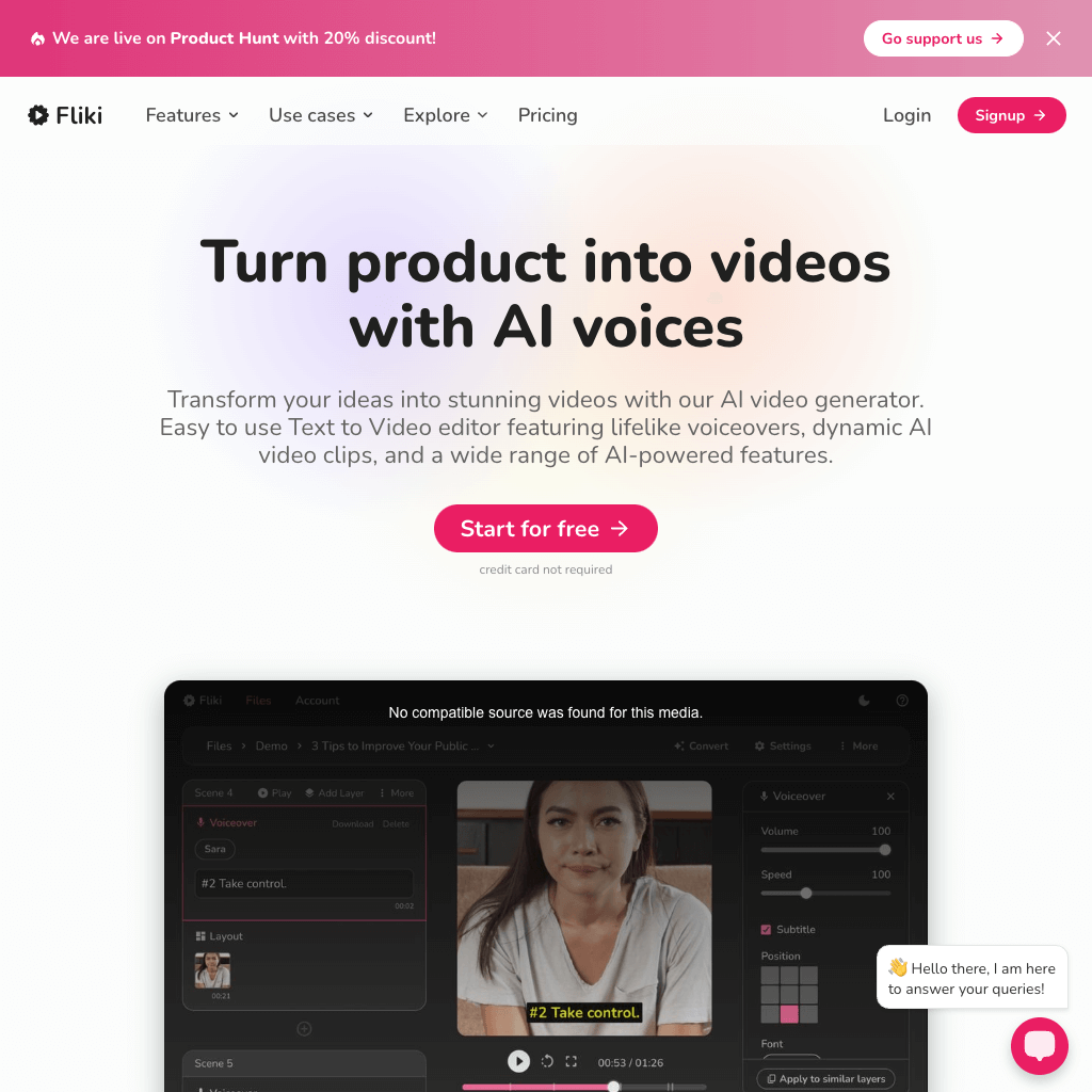 Fliki: AI Video Generator - Turn Ideas into Videos