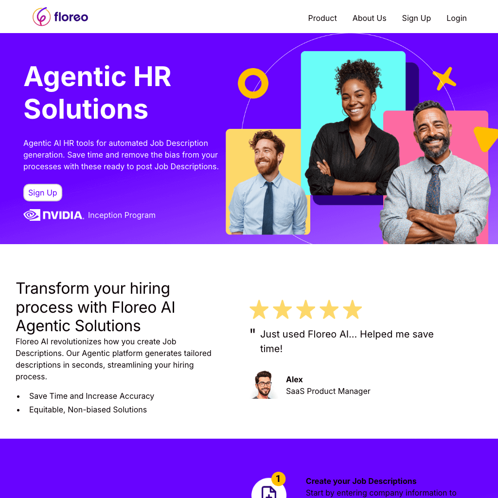 Floreo AI: Unbiased Job Descriptions & HR Analysis SaaS
