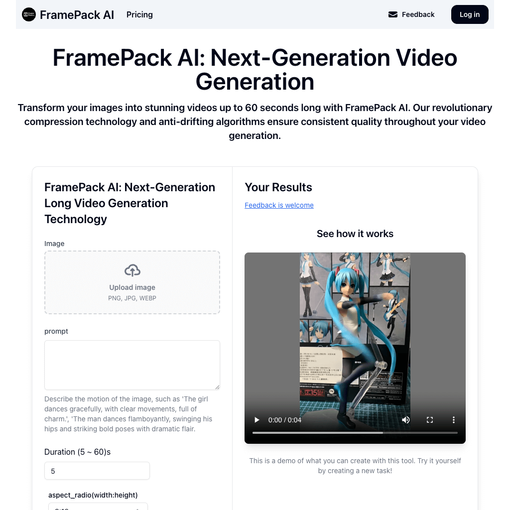 FramePack AI: Next-Generation Video Generation