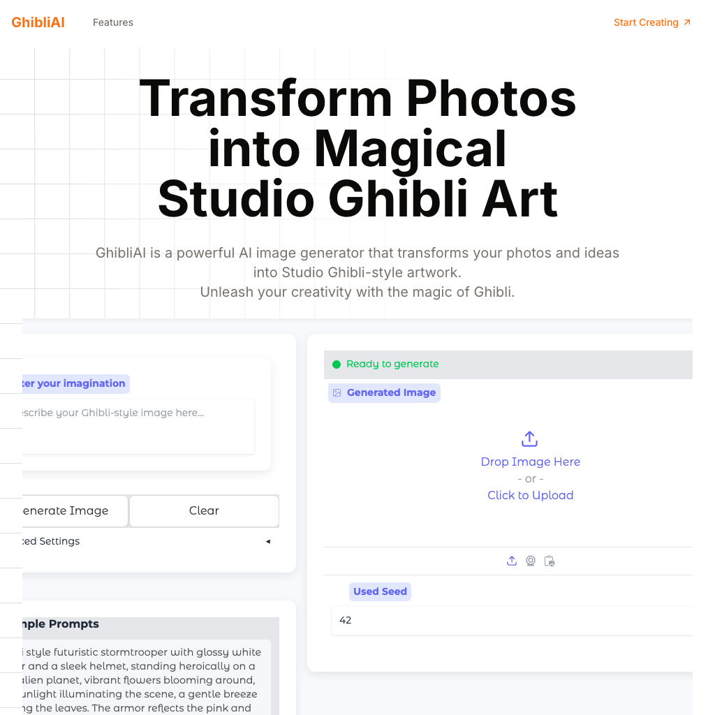 GhibliAI Art | Create Stunning Ghibli-style AI Images