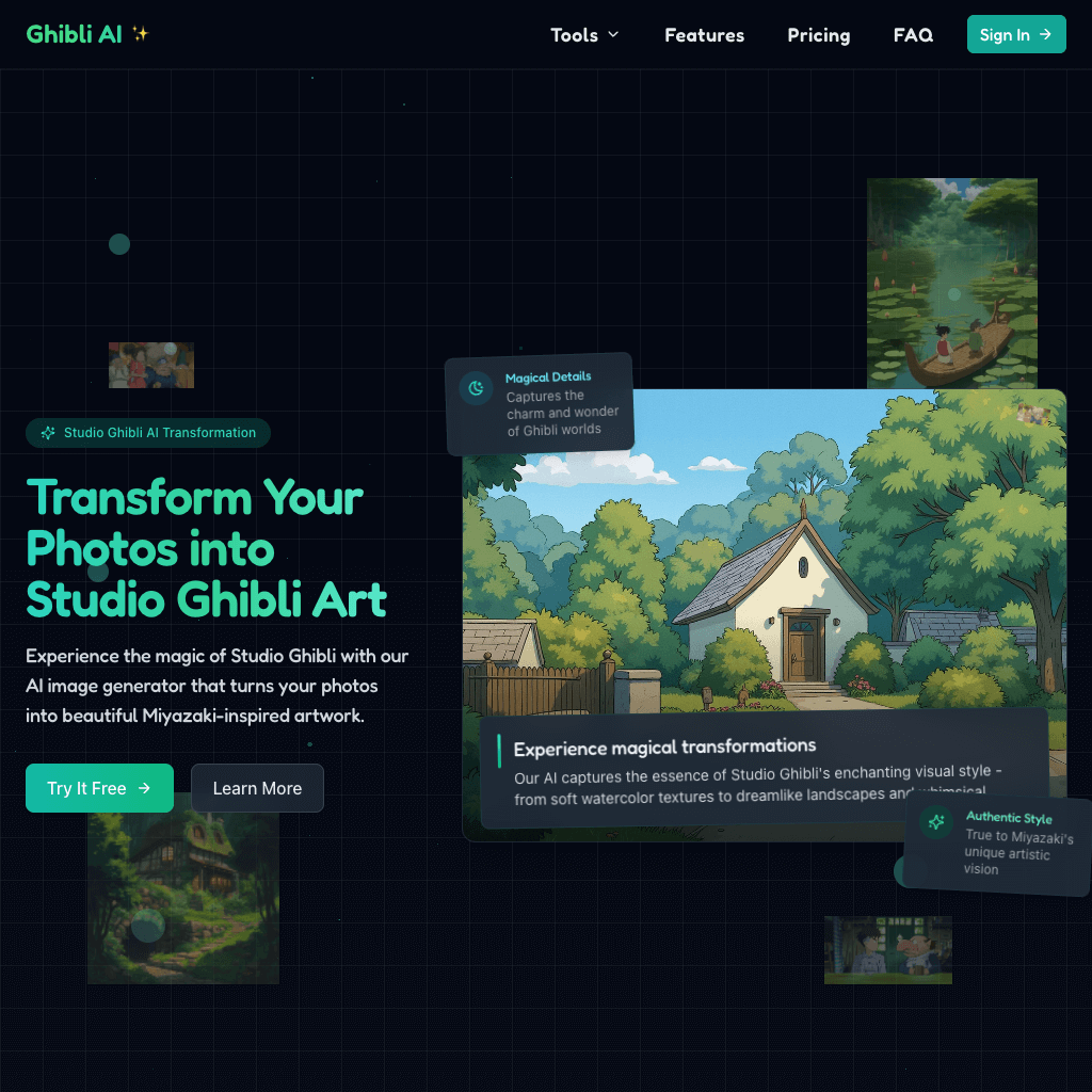 Ghibli AI - Transform Photos into Studio Ghibli Style