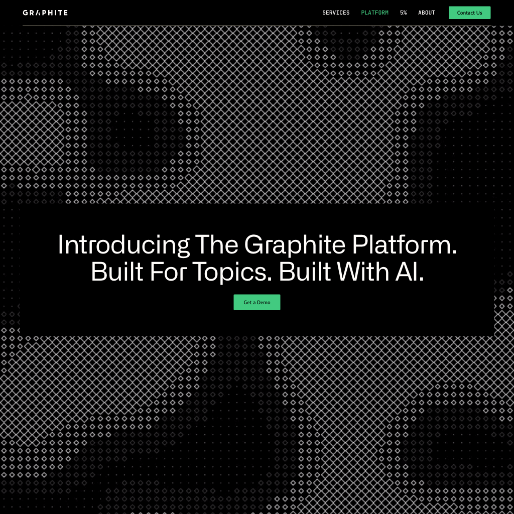 SEO Platform & Tools // Graphite