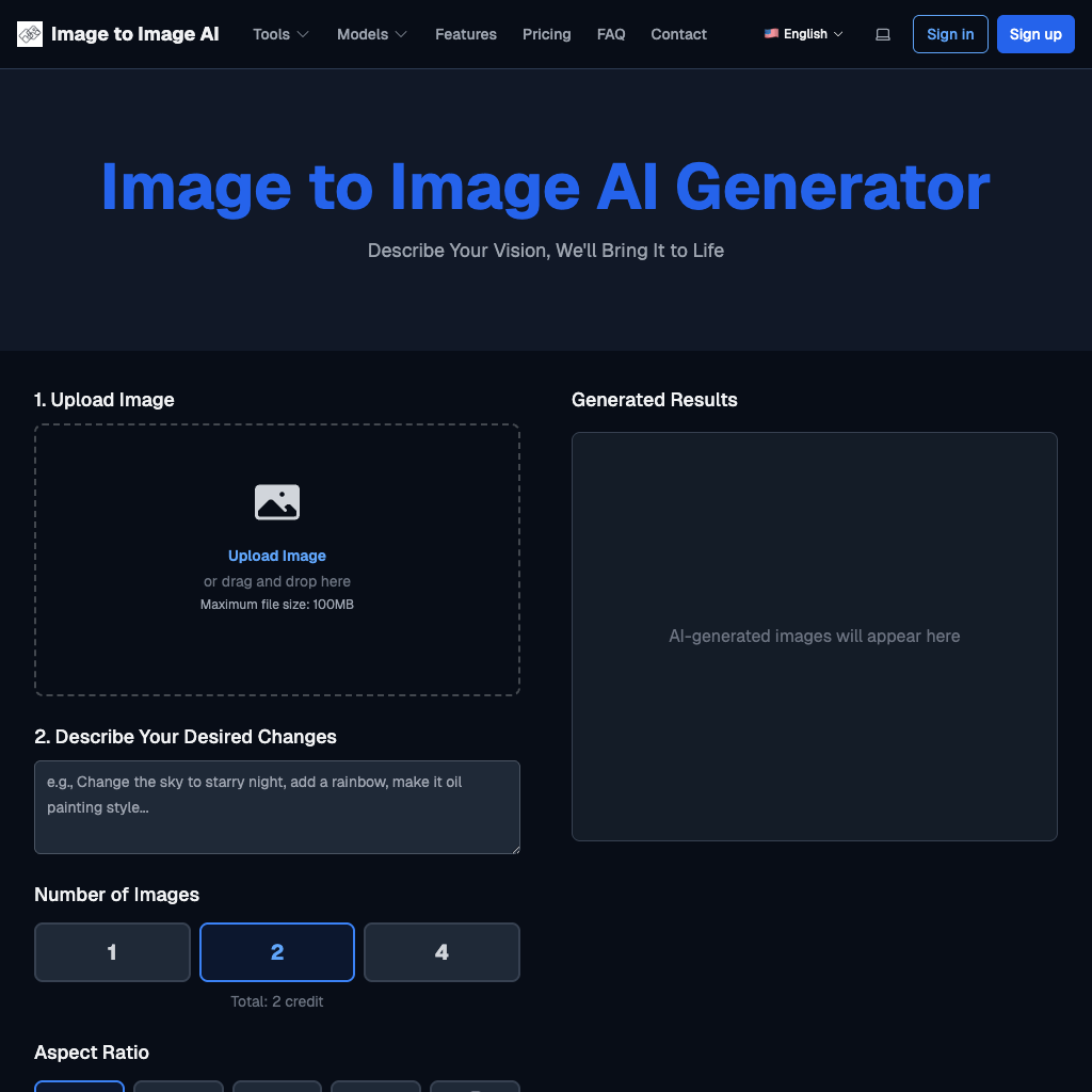Image to Image AI - Free AI Image Generator & Editor Online
