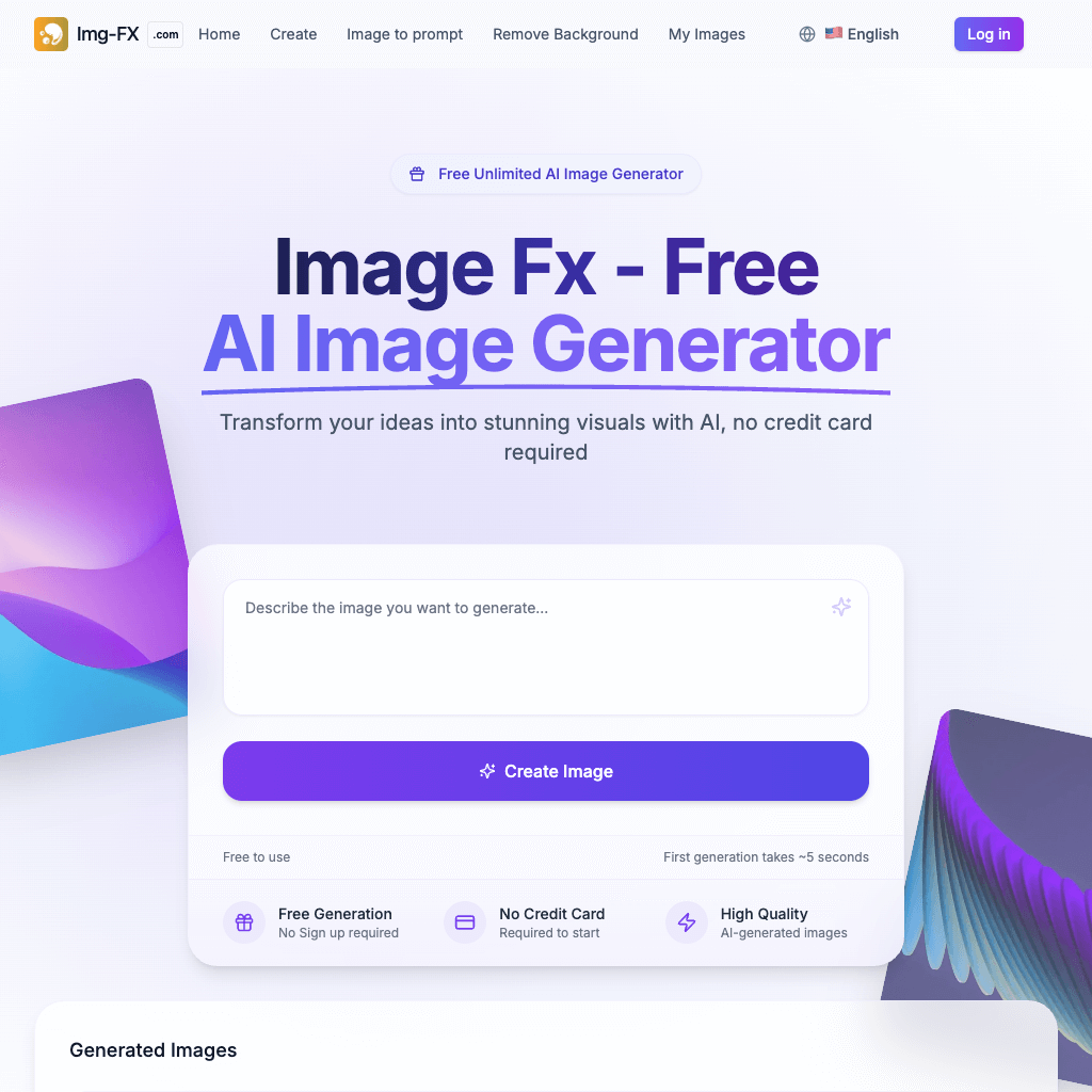 Image Fx - Free AI Image Generator, No Sign-Up Needed