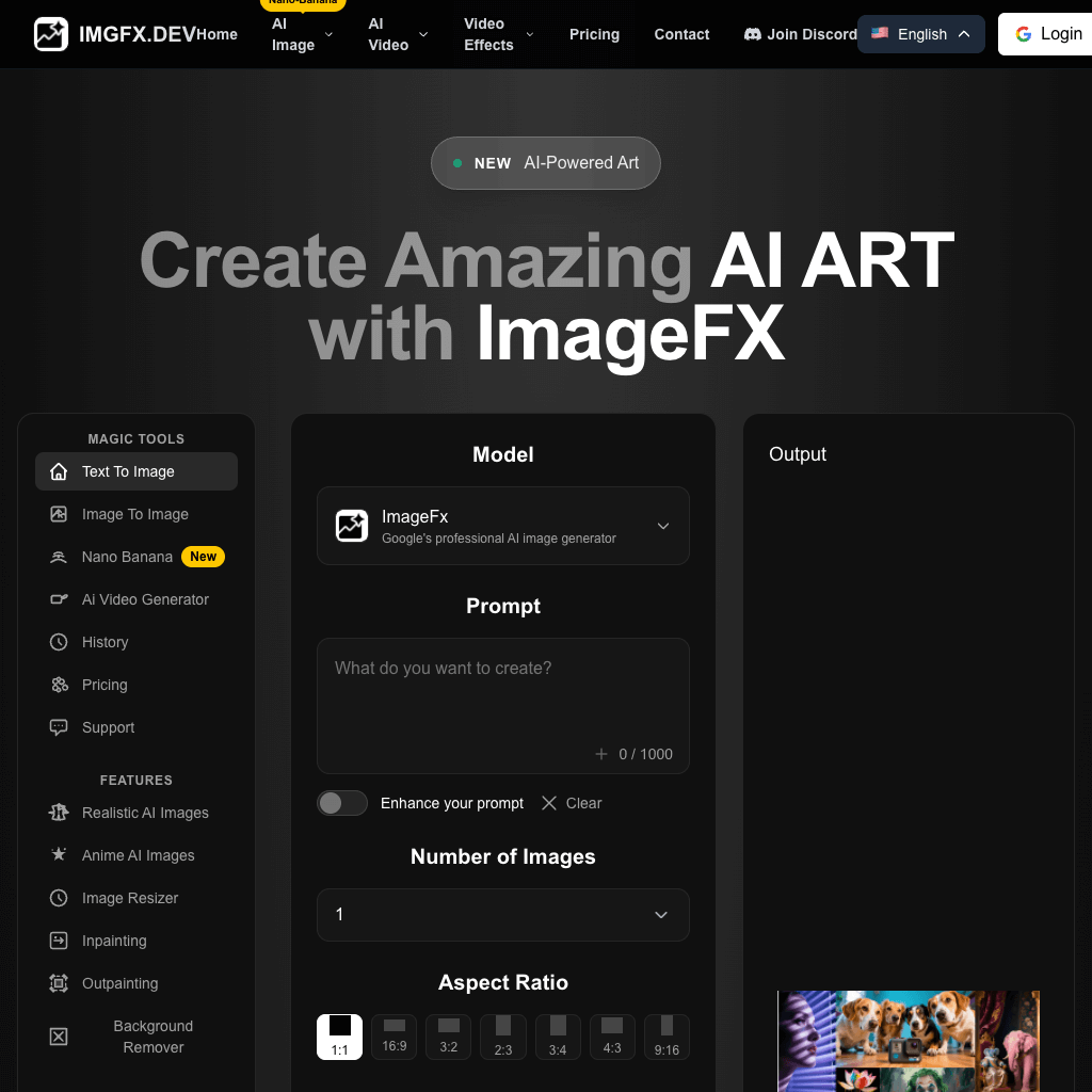 ImageFX - Free AI Image Generator | Create Stunning AI Art