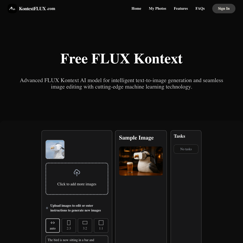 FLUX Kontext - Try Flux.1 for Free Image Editing