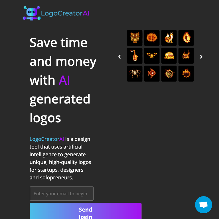 LogoCreatorAI - Logos created by AI