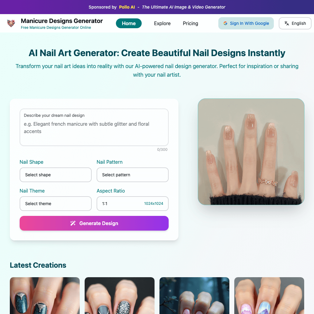 Unique AI Manicure Designs for Your Perfect Nails