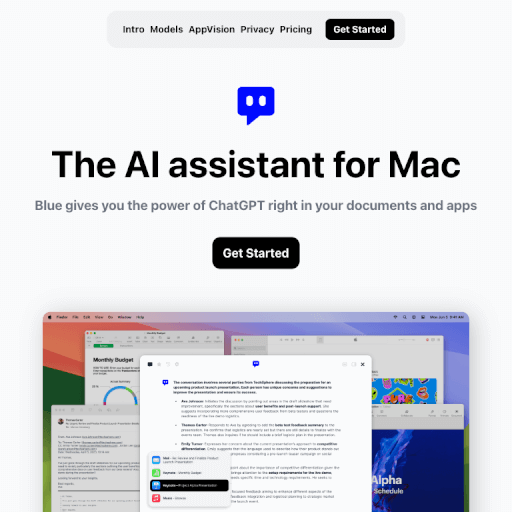 Blue - ChatGPT for Mac