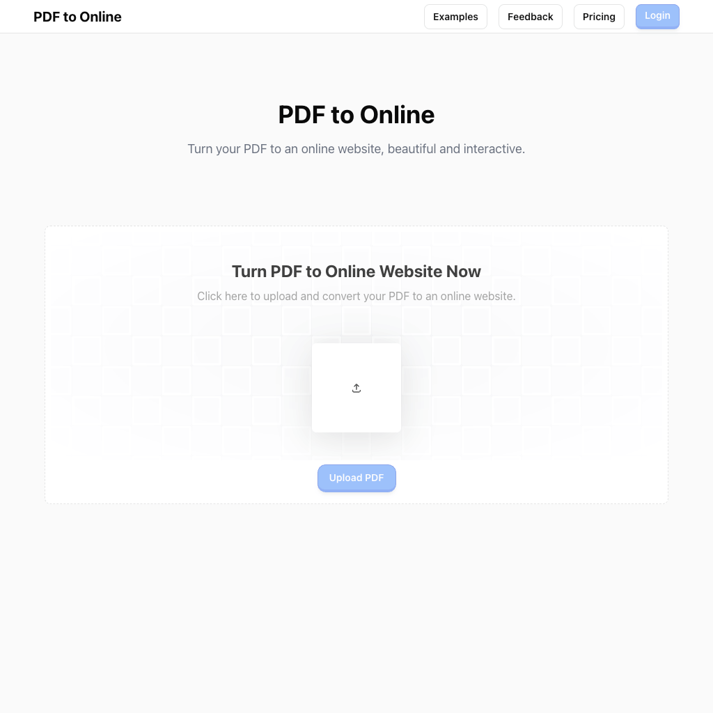 PDF to Online