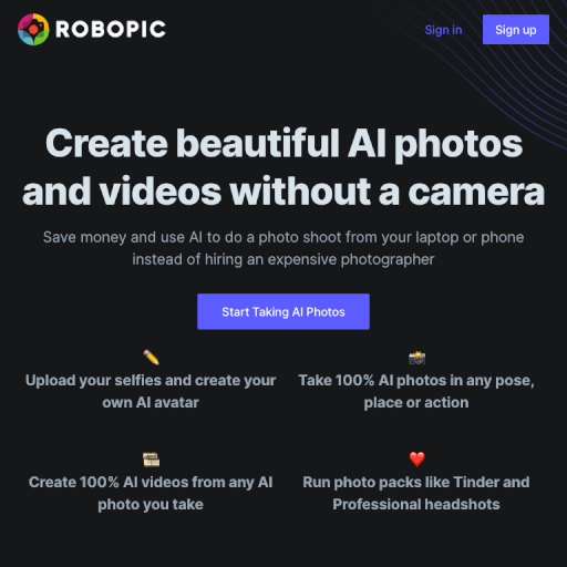 AI Photo Generator | Robopic™