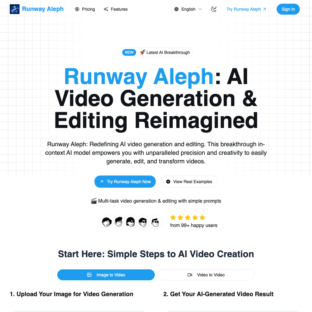 Runway Aleph: Leading AI Video Generation & Editing Platform