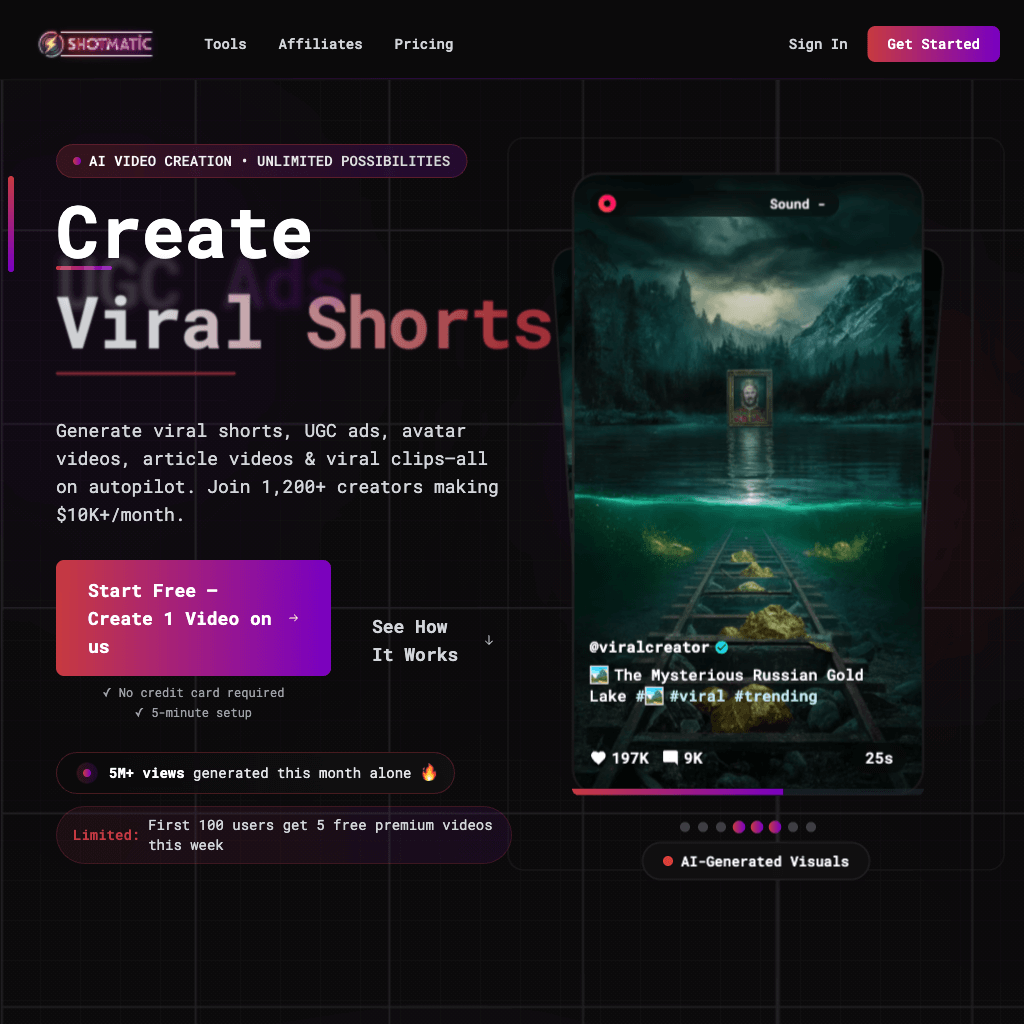 Shotmatic - Video Creation on Automatic