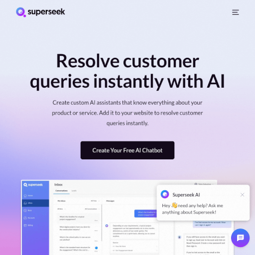 Build a Custom ChatGPT AI Bot for Your Business | Superseek