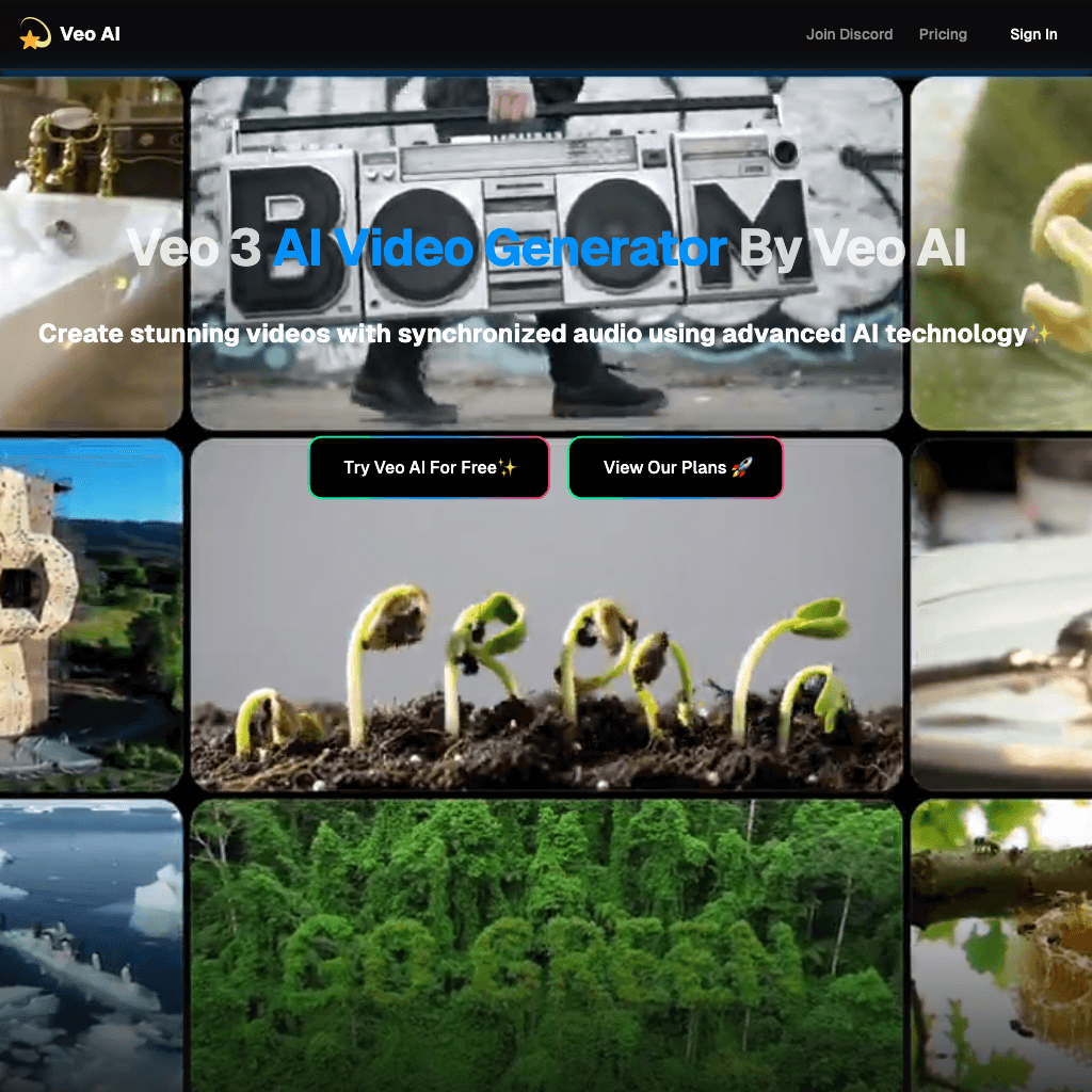 Veo AI - Try Google's Advanced AI Video Generator (Veo 3) Free Unlimited