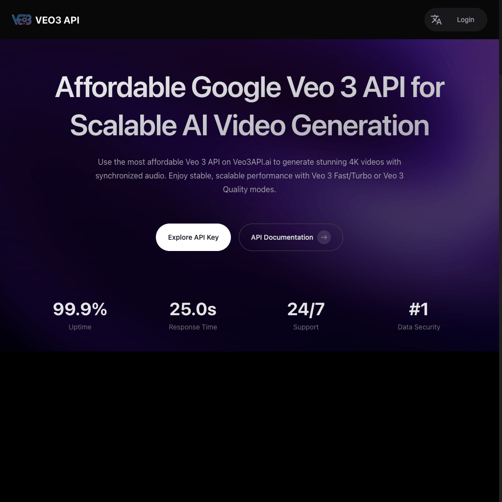 Affordable Veo 3 API on Veo3API.ai for Easy AI Video Generation Deployment