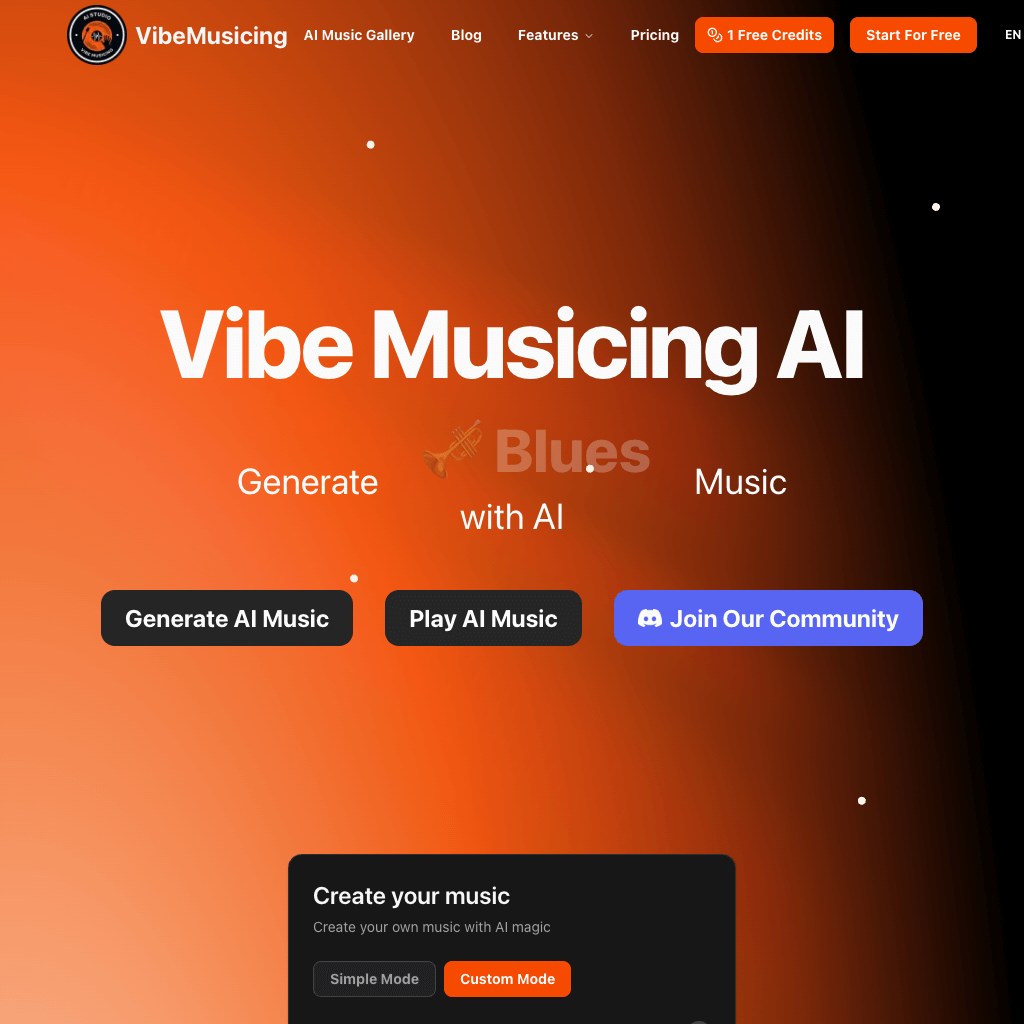 Vibe Musicing | AI Music Generator (Free,Online)