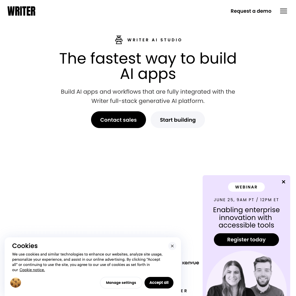 Writer AI Studio | Build AI apps