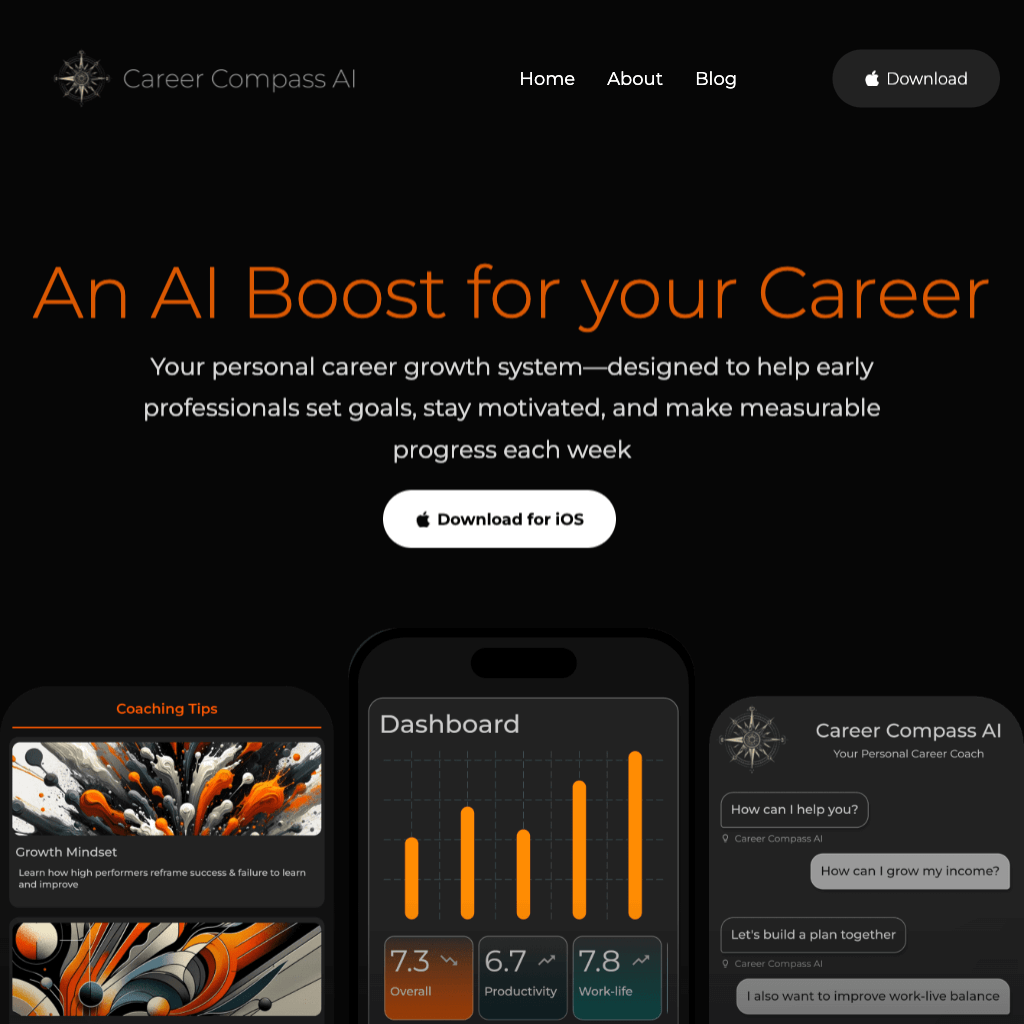 Career Compass AI: An AI Career Coach for Early Career Professionals