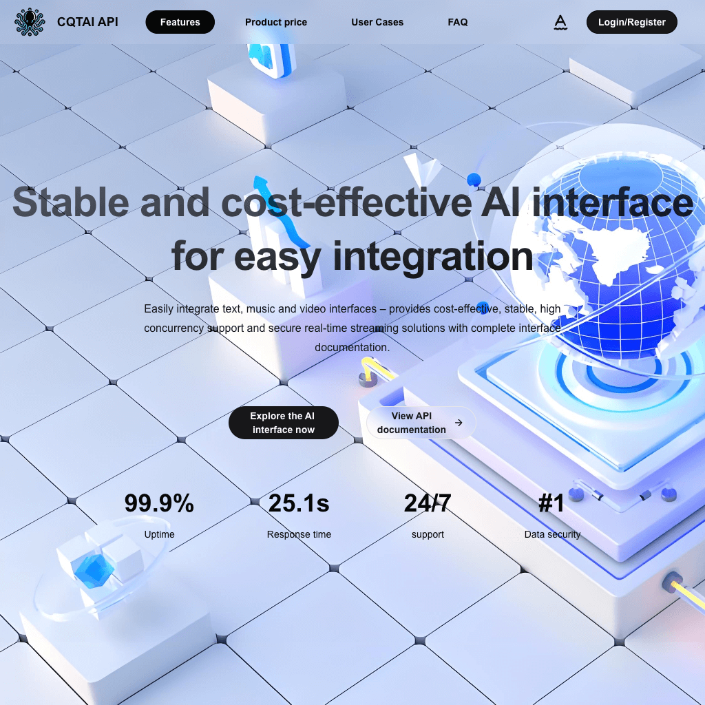 CQTAI - API interface for creators, developers, and educators