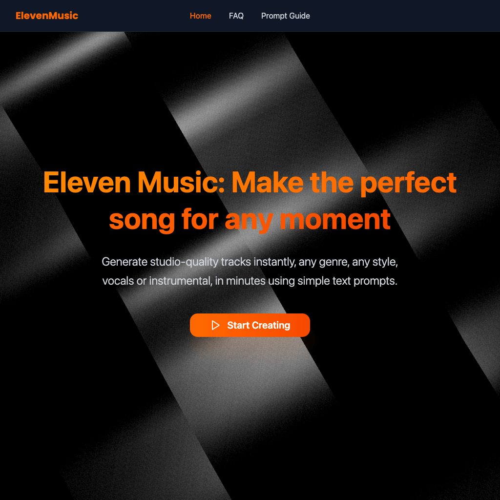 Eleven Music - AI Music & Song Generator | Studio-Grade Songs