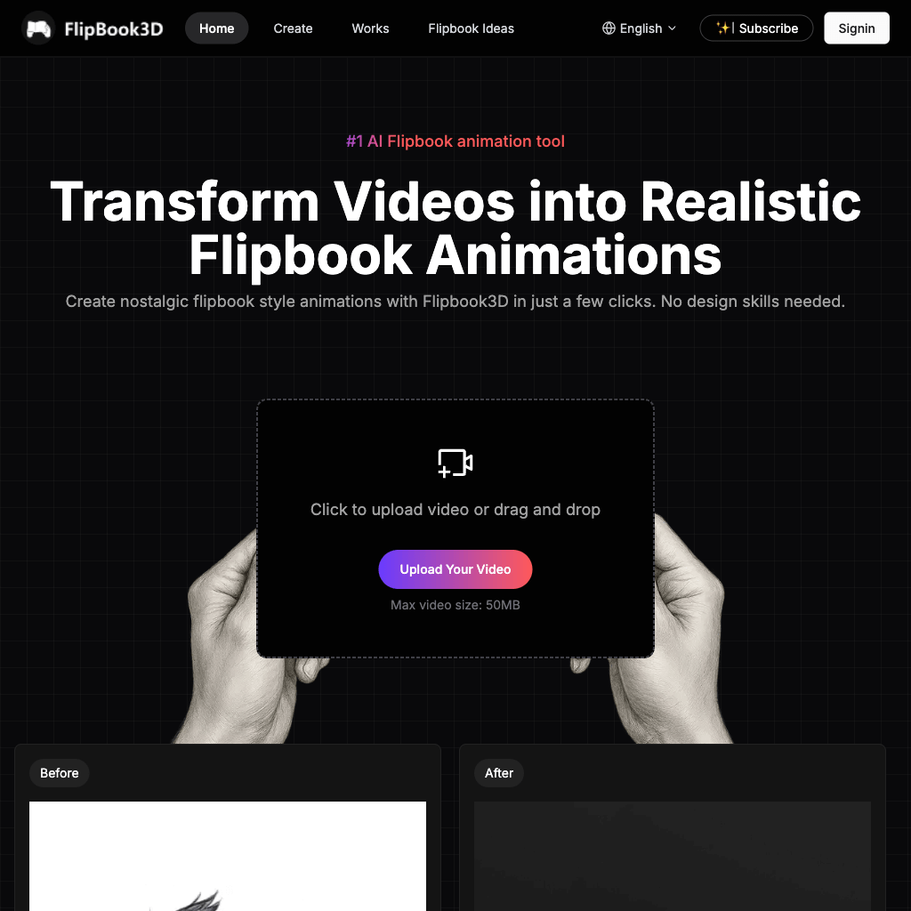 Flipbook Maker | Transform Videos to Flipbook Animations