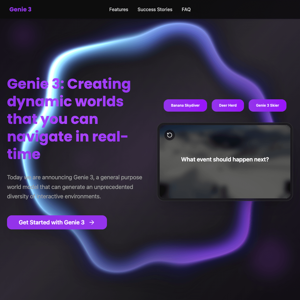Genie3 by DeepMind – AI World Model for Interactive Simulations