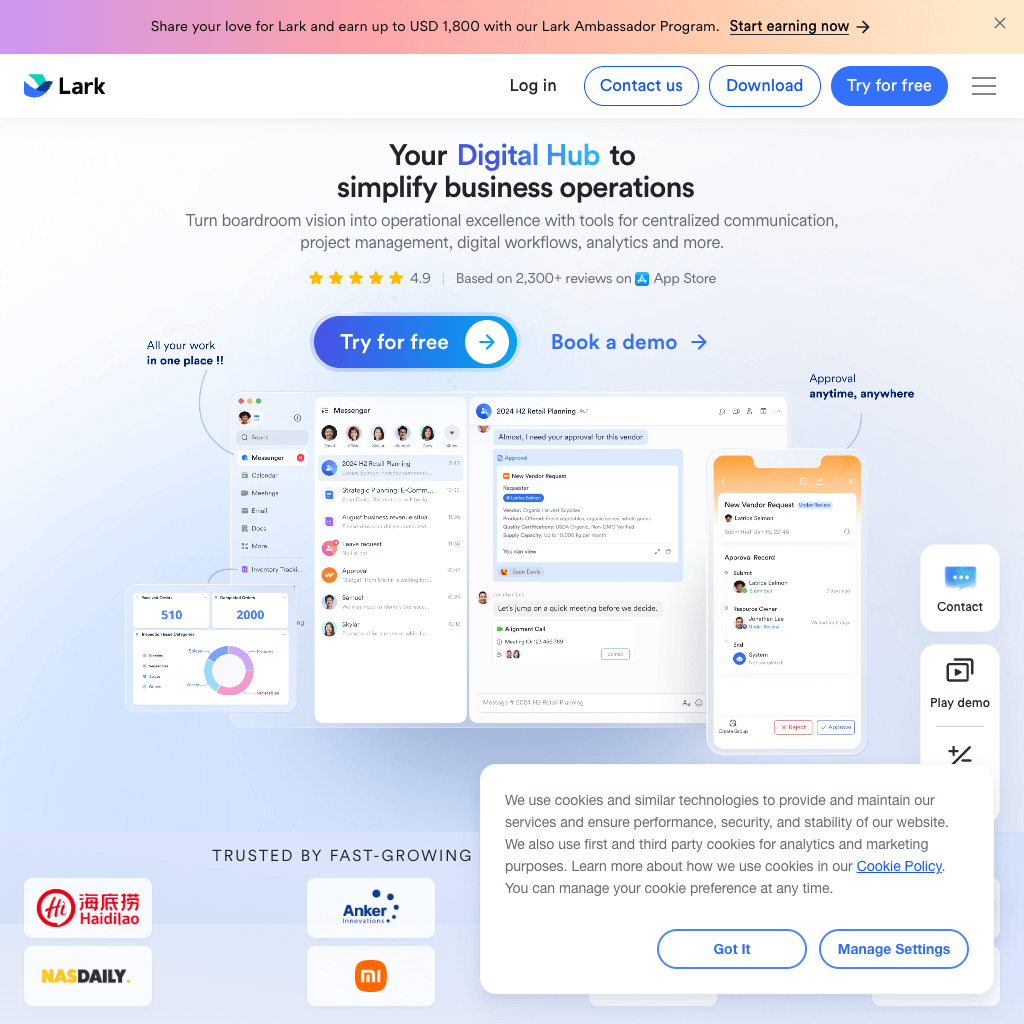 Lark | Productivity Superapp for Chat, Meetings, Docs & Projects