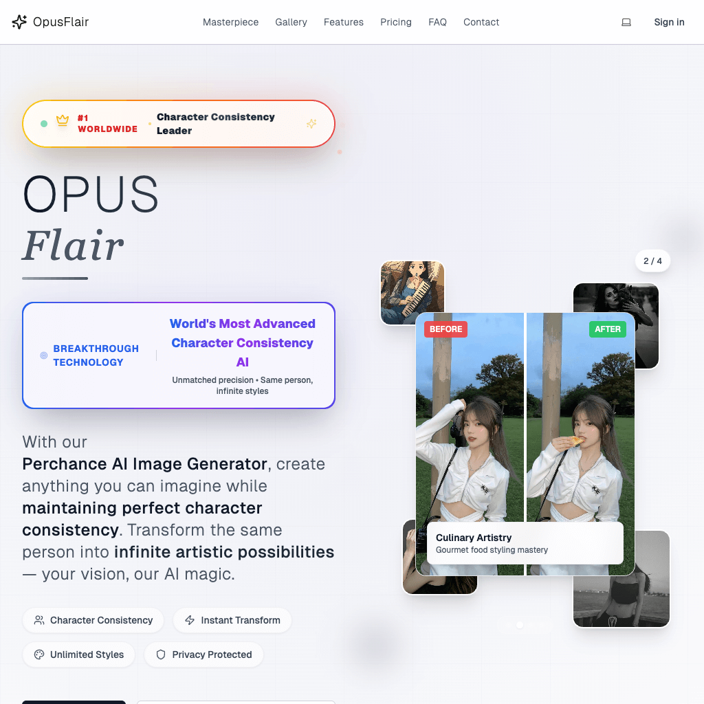 OpusFlair - Perchance AI Image Generator