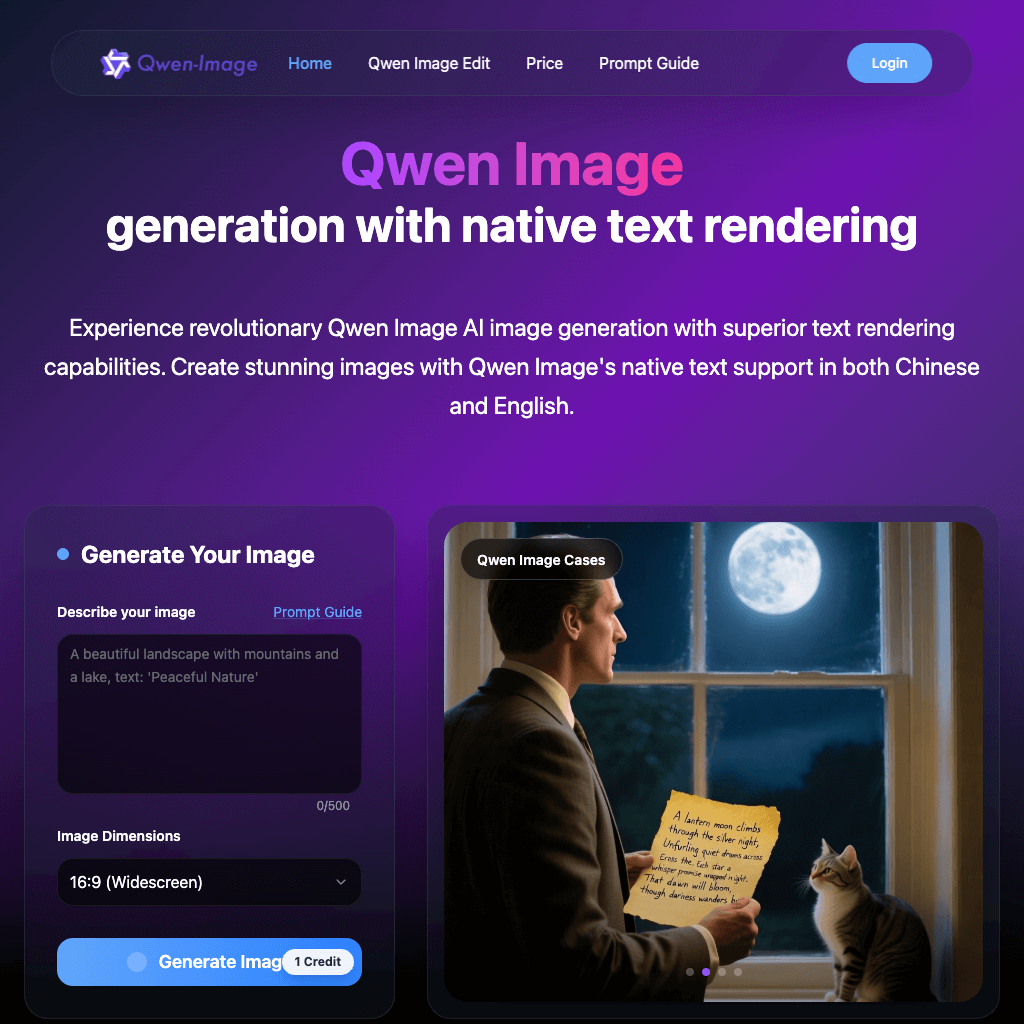 Qwen Image: AI Image Creation with Multilingual Text Rendering