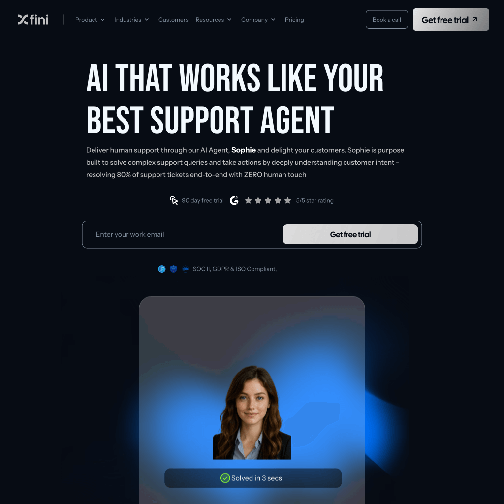 Fini AI | AI that works like your best Support Agent