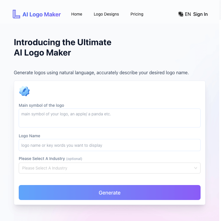 Free AI Logo Maker: Generate Custom Logos from Text