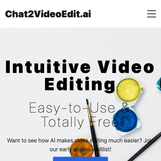 Chat2VideoEdit: Best Free Video Editing Software No Watermark