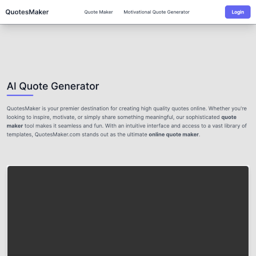 Create Quotes with AI - QuotesMaker