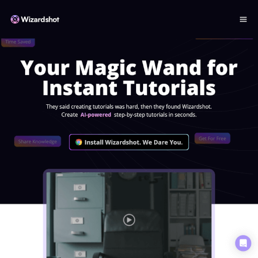 Wizardshot - Create AI-powered step-by-step tutorials in seconds.